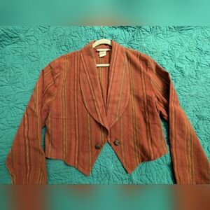 Eccentric Cropped Fashion Blazer
